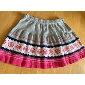 Gymboree Skirt‎ Girls Sz 4 Snowflake Multi Color